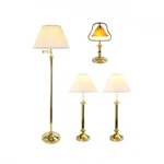 Table Mount & Floor Lamp Bright Brass Traditional 4 Piece Renovators Supply. Fixed Price $399.99.