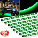 Leymanriya Green Led Car Light Strip 11" Underglow Waterproof 12V Interior Ex.... Fixed Price $27.99.