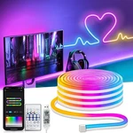 Smart Neon Rope Lights Usb, 16.4FT Led Ic & Rgb Color Changing Wi.... Fixed Price $29.74.