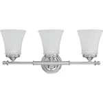 Nuvo Teller Light Vanity Fixture W/ Frosted Etched Glass 60-4263. Fixed Price $99.98.