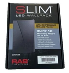 New Rab Lighting SLIM12Y Led Wallpack Lamp Fixture Warm 3000K Vac Bronze. Fixed Price $112.00.