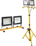21000 Lumen Led Work Lights With Adjustable Tripod Stand, Waterproof & Bright. Fixed Price $93.99.