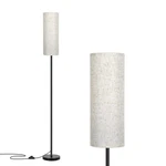 Frideko Home Floor Lamp With Beige Shade, Simple Design Foot Pedal Switc.... Fixed Price $41.00.
