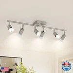 Seeblen 6-LIGHT Nickel Kitchen Track Lighting Adjustable GU10 Ceiling. Fixed Price $87.82.