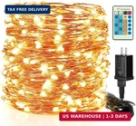 Moobibear String Lights, 99FT 300 Fairy Plug In, Dimmable Outdoo. Fixed Price $39.05.