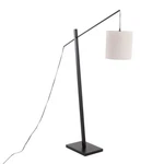 Lumisource Floor Lamp, Wood/black Steel/grey Ls-arturoflbkgy. Fixed Price $184.99.