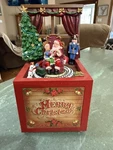Natures Mark Music Box 8 Christmas Songs Led Lights Santas Workshop Moving Train. Fixed Price $15.00.