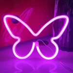 Jywj Butterfly Neon Sign,usb 3-AA Battery Powered Light,led Table Decora. Fixed Price $12.95.