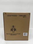 Craftmade Bentley 13.5 In. 2-LIGHT Matte Black Wall Sconce Clear Crystal Accents. Fixed Price $69.99.