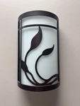 20-5762 Hubbardton Forge Lighting Byron's Leaves Wrought Iron Wall Sconce. Fixed Price $65.00.