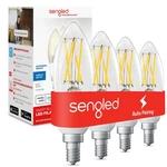 Sengled Alexa Light Bulb, E12 Smart 4 Count (pack 1), Soft White (2700K). Fixed Price $44.99.