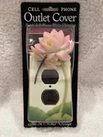 Ibis & Orchid Design Dragonfly Water Lily Outlet Plate Cover, New. Fixed Price $19.95.