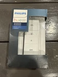 Philips Hue Dimmer Switch Remote, Battery Powered - White. Fixed Price $14.99.