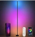 Smart Rgbic Led Corner Floor Lamp With Remote & App 16M Colors, Music Sync Light. Fixed Price $39.99.