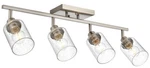 Wanluce 4-LIGHT Brushed Nickel Kitchen Track Lighting Fixtures Ceiling Mount. Fixed Price $148.95.