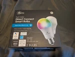 Ge Cync Dimmable Full Color Direct Connect Smart Bulbs Two Pack Led. Fixed Price $14.95.