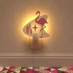 Atomic Flamingo Century Modern Night Light Retro Home Office Decor Midmod. Fixed Price $31.95.