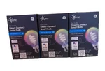 3 Cync Smart G25 Led Globe Light Bulb Full Color Changing E26 Base Bluetooth. Fixed Price $49.75.