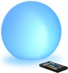Led Glowing Ball Light, 8-INCH Cordless 16 Color Changing And 4 Modes Rgb. Fixed Price $44.95.