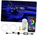 Usb Car Led Lights, Interior Strip With App And Rf Remote 157 Inches. Fixed Price $33.53.