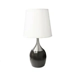 3-WAY Touch-on Espresso/silver Metal Table Lamp 24IN H. -ore 8310ES. Fixed Price $44.95.