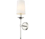 Z-lite 3033-1S-PN Emily Wall Sconce, 1-LIGHT 60 Watts, Polished Nickel. Fixed Price $91.58.