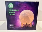 3D Moon Lamp 15CM Led Night Light W/ Wooden Stand Rechargeable New In Box. Fixed Price $10.74.