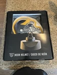 Michigan Wolverines Neon Helmet Light Team Logo By The Memory Co. Nib. Fixed Price $50.00.