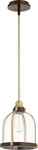 Quorum International 886 Bronze/brass Single Light 9-1/2"W Mini Pendant. Fixed Price $226.00.