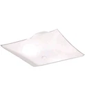 Westinghouse 66201 Semi-flush Mount 12" Square Ceiling Fixture White Glass. Fixed Price $20.00.
