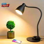 Led Desk Lamp With Usb Charging Port 3 Color Modes Dimmable Reading Light Intell. Fixed Price $43.02.