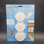 I-zoom ROTA8 Wireless Swivel Light Color Changing Remote Control Rotatable 3PK. Fixed Price $19.99.
