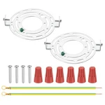 2 Set 115MM 4.53" Universal Light Fixture Mounting Bracket Kit With Screw. Fixed Price $11.94.