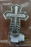 Ganz Midwest Cbk Let Your Shine Night Light, Silver Cross /crucifix. Fixed Price $19.95.