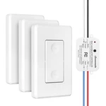 Dewenwils Wireless Wall Light Kit, No WIRING,3 Pack SWITCH+1 Receiver. Fixed Price $19.99.