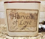 Stony Creek Harvest Of Love Lighted Frosted Glass Jar Table Night Light/lamp. Fixed Price $29.95.