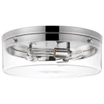 Nuvo Lighting Intersection Large Flush Mount, Polished Nickel/clear 60-7638. Fixed Price $409.99.