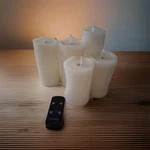 Mirage Led Wax Candles Set Of 5 With Remote Control Batteries Not Included Used. Fixed Price $21.49.