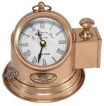 Table Clock Kelvin Hughes Nautical Ship Desk Antique Style Christmas Gift. Fixed Price $64.35.