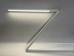 Koncept Z-bar Led Desk Lamp White ZBD3000-D-MWT-DSK Dimmable Light W/o Base. Fixed Price $149.99.