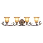 Livex Lighting Villa Verona Bath Bronze, Aged Gold Leaf Accents 8554-63. Fixed Price $699.96.