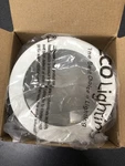 Elco EL912SH 4" White Lexan Shower Trim With Frosted Lens -. Fixed Price $10.68.