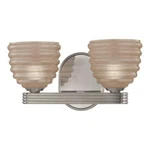 Hudson Valley 1132-SN Thorton Satin Nickel Xenon 2-LIGHT Beehive Bathroom. Fixed Price $79.92.