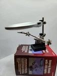 Jumbo Helping Hands With Led Lights. Electronics Detail Work, 6X Zoom Lens. Fixed Price $17.95.