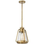 Nuvo 60-7561 Everett Light 7" Mini Gold Pendant Natural Brass Finish. Fixed Price $84.99.