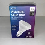 New Wyze Bulb Color Full Wifi Smart Led 950 Lumens WLPBR30C. Fixed Price $9.99.