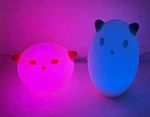 Ikea Spoka Night Lights Ghost Cat Discontinued Kids Led Color Changing W/plugs. Fixed Price $56.36.