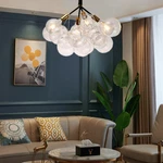 Modern Chandelier Glass Bubble Pendant Lamp Home Ceiling Fixture 4-LIGHT. Fixed Price $120.85.