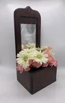 R&j Noble Antique Wall Dresser Wooden Vanity With Attached Box Mirror 20. Fixed Price $60.00.
