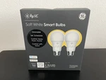 2 Pack By Ge A19 Smart Led Light Bulbs Soft White Works With Alexa Bluetooth. Fixed Price $14.99.